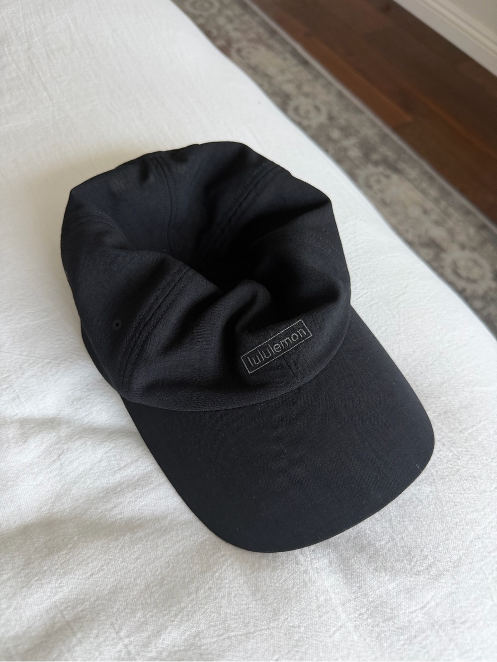 lululemon athletica Black Scrunch-Top Baseball Cap